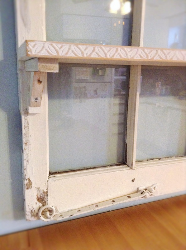 old window shelf